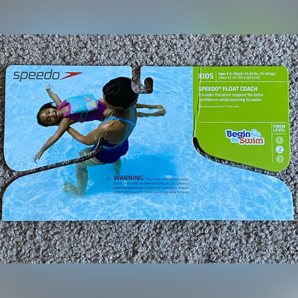 Speedo begin to swim float coach floatation device for toddlers age 2-5 🛟 - Picture 9 of 15